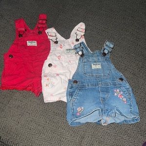 3 overalls for three months brand Oshkosh